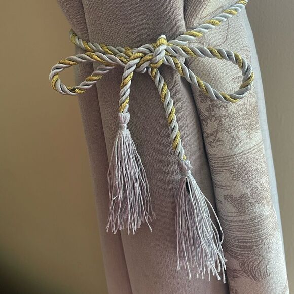 Curtain Tiebacks Ropes Tassel Holdbacks - Picture 1 of 2